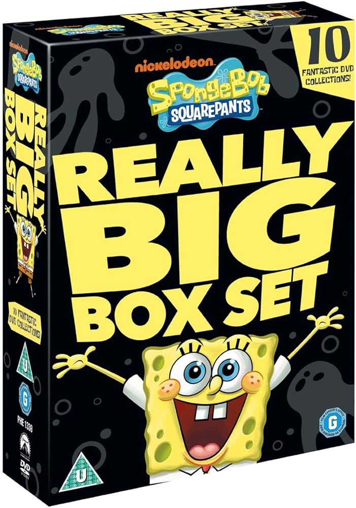 Sünger Bob Boxset indirme sayfası ekran görüntüsü