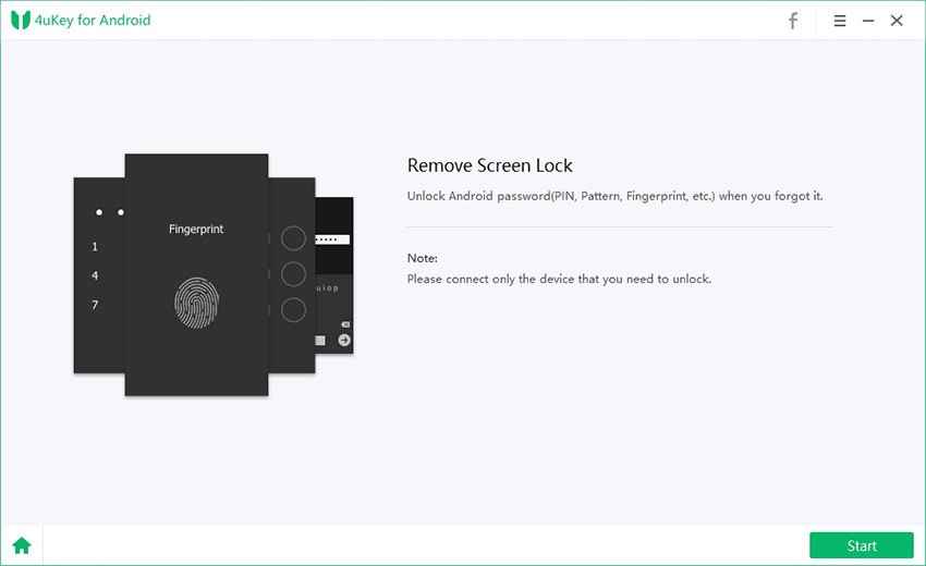 Tenorshare 4uKey for Android indirme sayfası ekran görüntüsü
