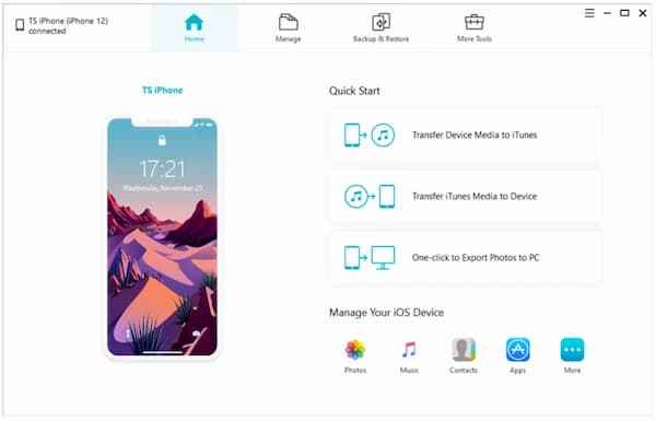 Tenorshare iCareFone for WhatsApp Transfer indirme sayfası ekran görüntüsü