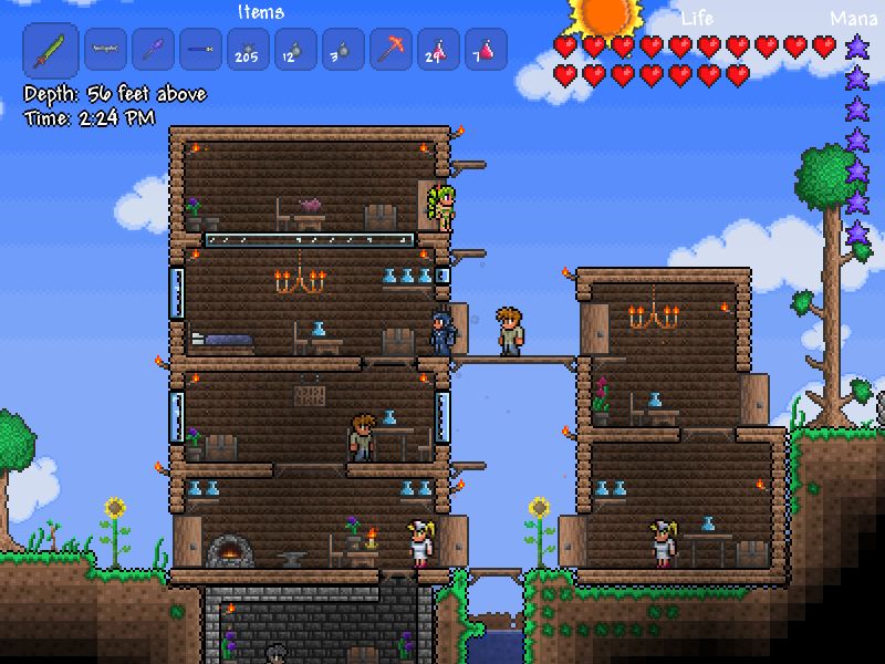 Terraria indirme sayfası ekran görüntüsü