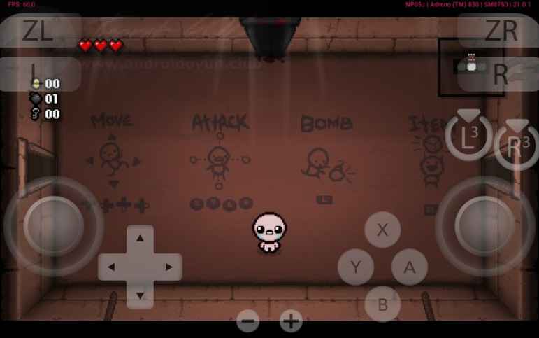 The Binding of Isaac Afterbirth+ Apk indirme sayfası ekran görüntüsü