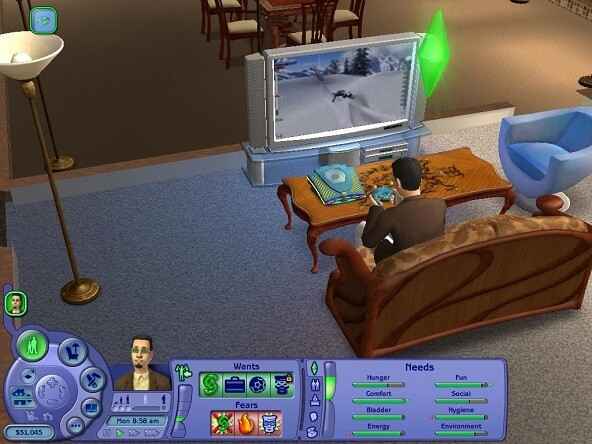 The Sims 2 indirme sayfası ekran görüntüsü