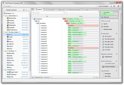 Total Network Inventory Pro indirme sayfası ekran görüntüsü