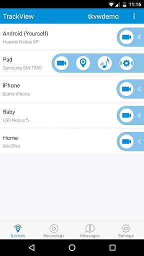 TrackView Apk indirme sayfası ekran görüntüsü
