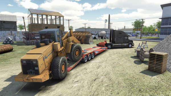 Truck And Logistics Simulator indirme sayfası ekran görüntüsü