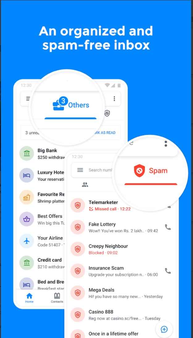 Truecaller Arayan Kimliği Pro APK indirme sayfası ekran görüntüsü