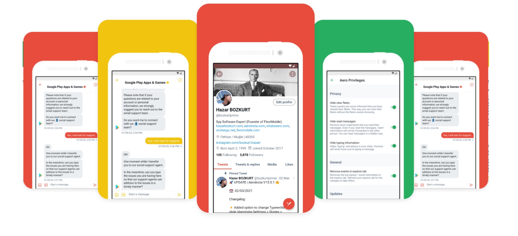 Twitter Aero Apk indirme sayfası ekran görüntüsü