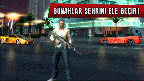 Vegas Gangsteri Apk indirme sayfası ekran görüntüsü