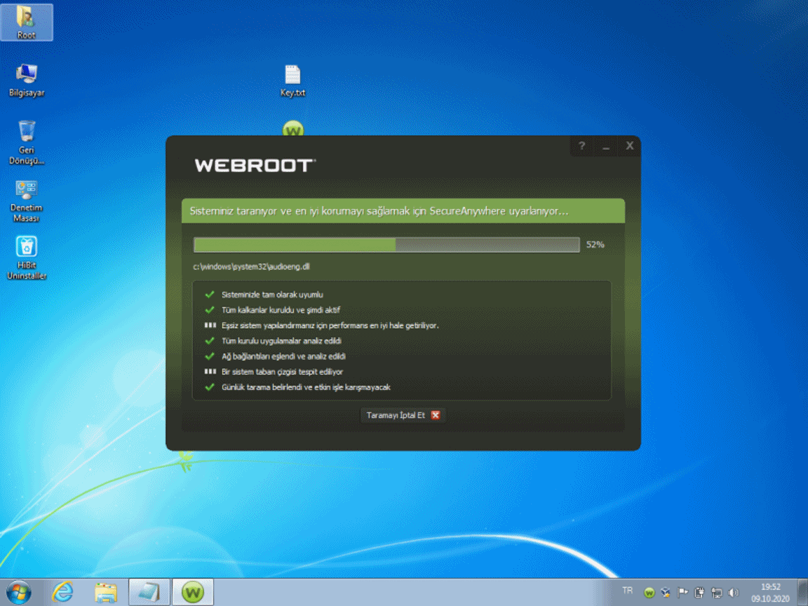 Webroot SecureAnywhere Antivirüs Full indirme sayfası ekran görüntüsü