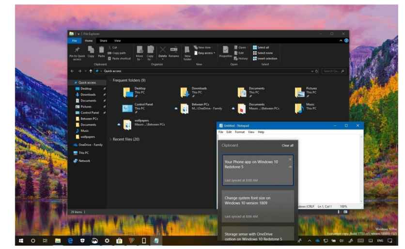 Windows 10 Redstone 5 Full indirme sayfası ekran görüntüsü