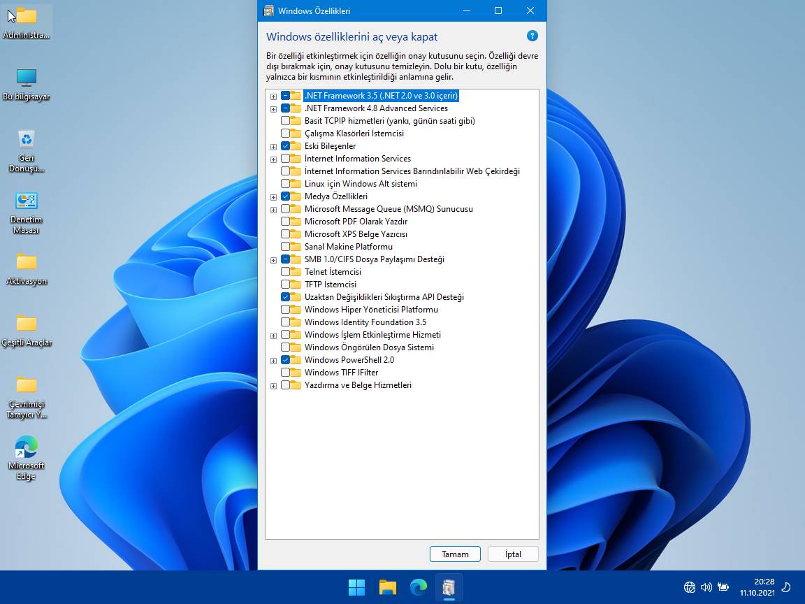Windows 11 Performance Editions ekran görüntüsü 3