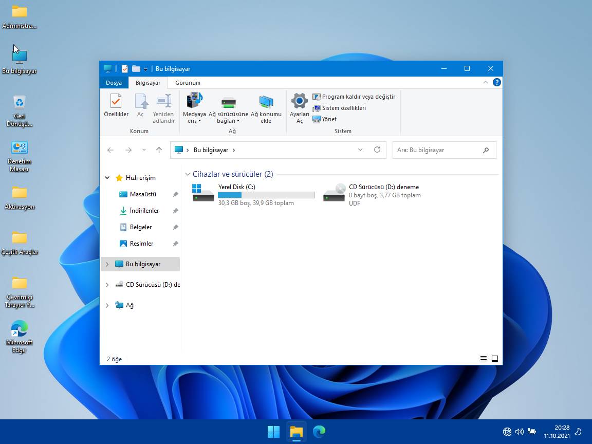 Windows 11 Performance Editions ekran görüntüsü 4