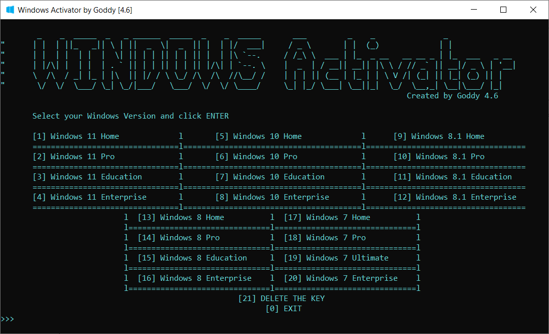 Windows 7 8 8.1 10 11 Etkinleştirme Programı indirme sayfası ekran görüntüsü