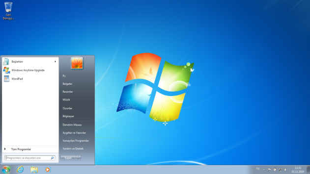 Windows 7 Home Premium indirme sayfası ekran görüntüsü