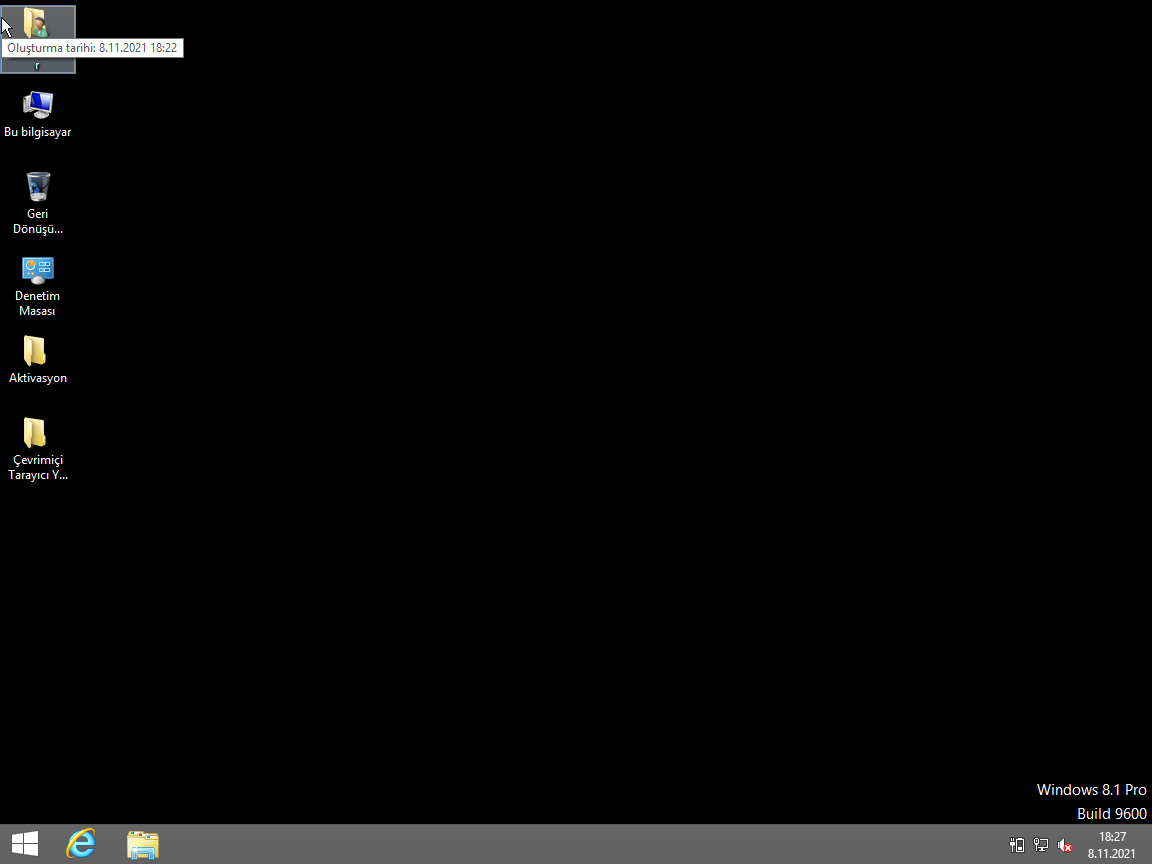 Windows 8.1 Pro Lite indirme sayfası ekran görüntüsü