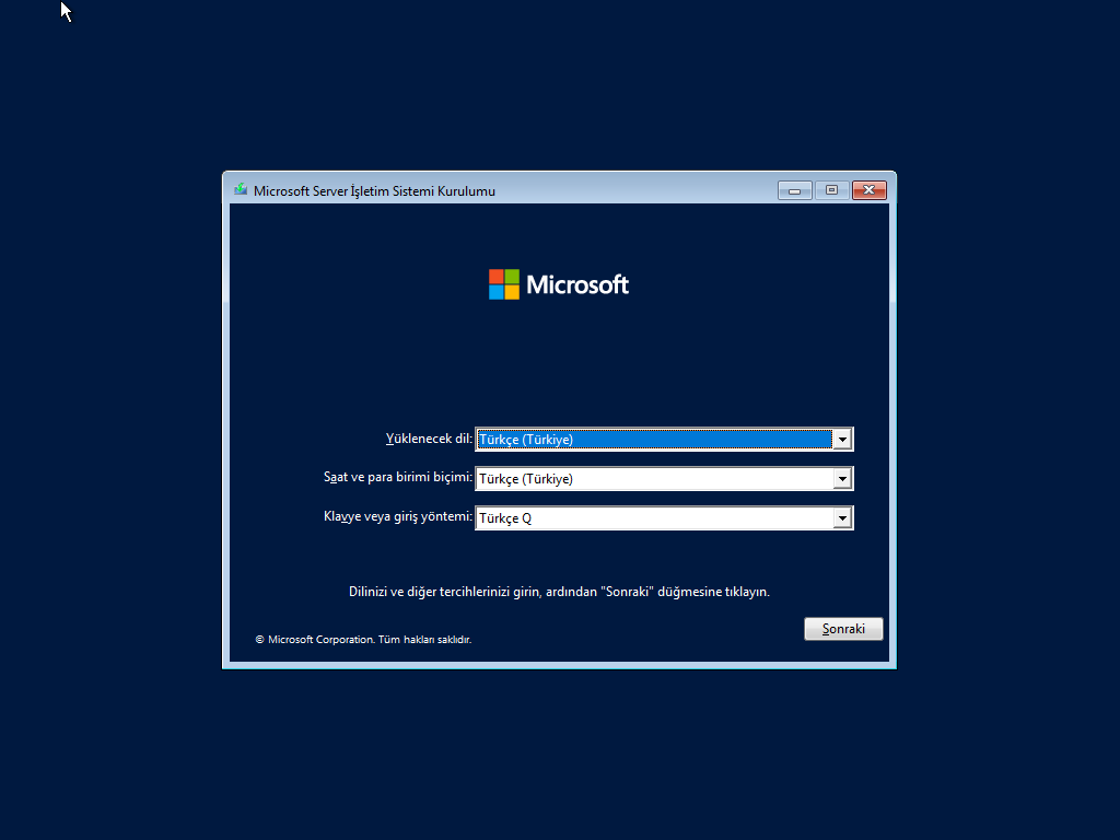 Windows Server 2022 Full indirme sayfası ekran görüntüsü