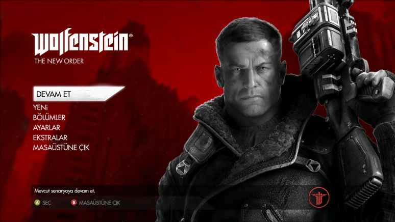 Wolfenstein 2 The New Colossus Türkçe Yama indirme sayfası ekran görüntüsü