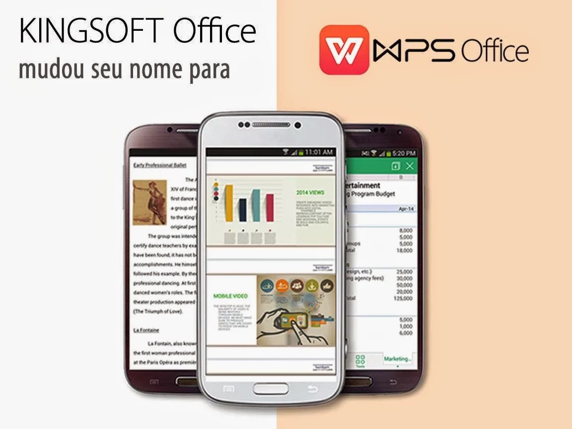 WPS Office Apk indirme sayfası ekran görüntüsü