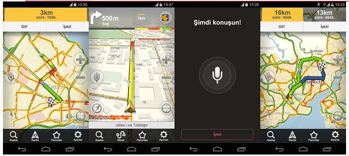 Yandex Navigasyon Apk indirme sayfası ekran görüntüsü