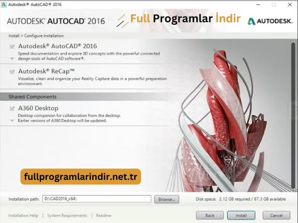 autocad 2016 full indir