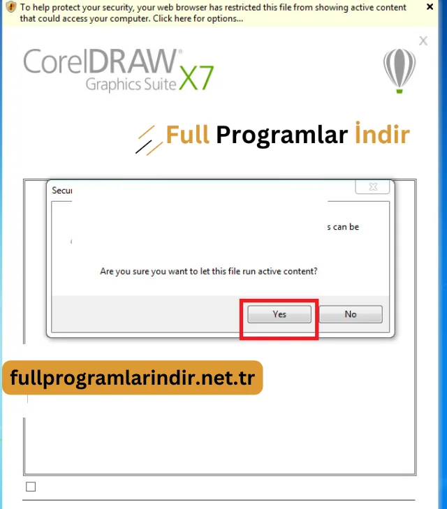 corel draw x7 64-bit indir