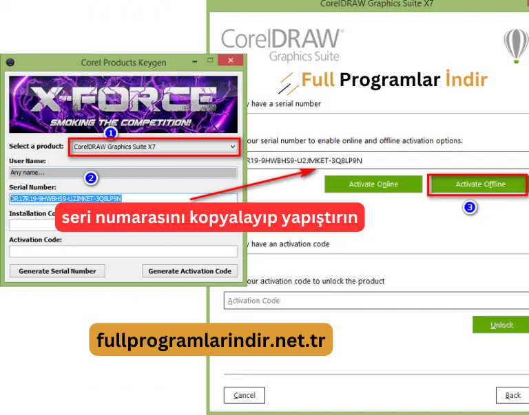 corel draw x7 serial key