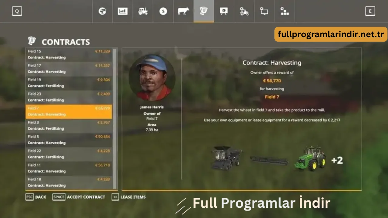farming simulator 19 ücretsiz indir