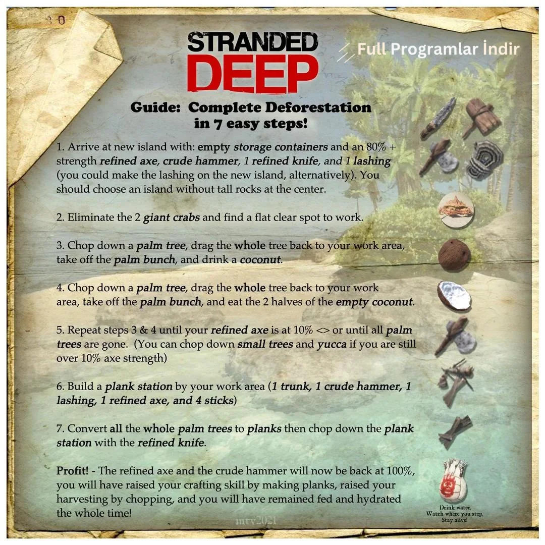 stranded deep türkçe