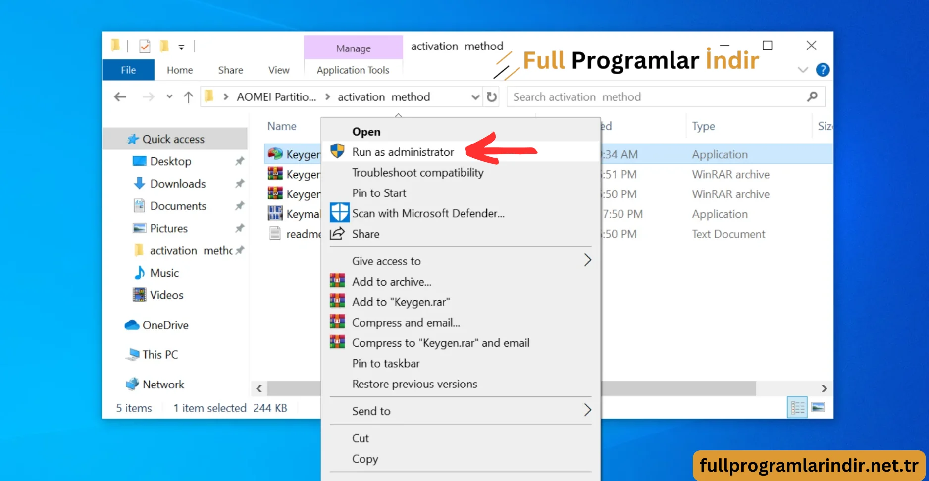 aomei partition assistant lisans anahtarı