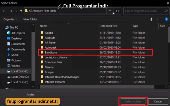 bandicam indir 32 bit