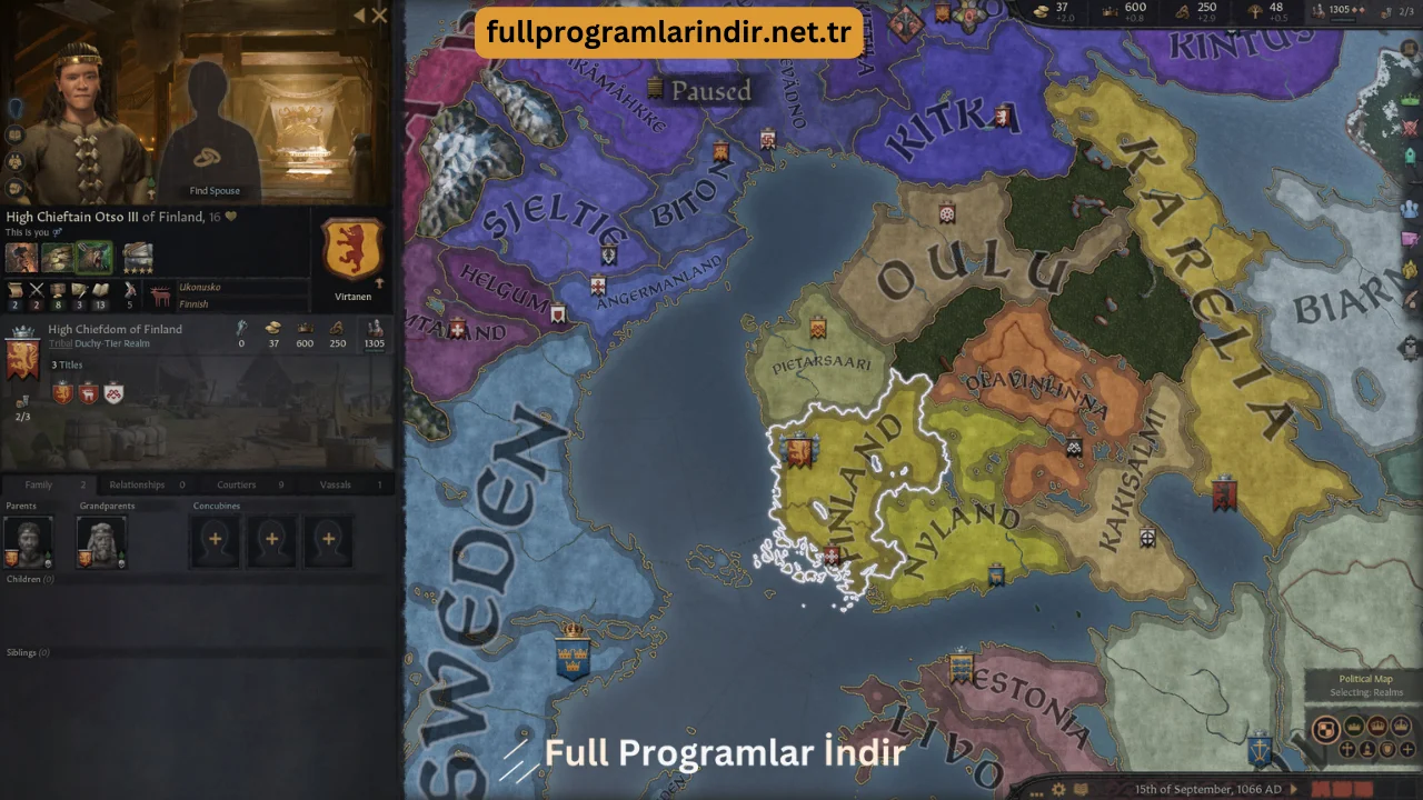 crusader kings 3 türkçe yama