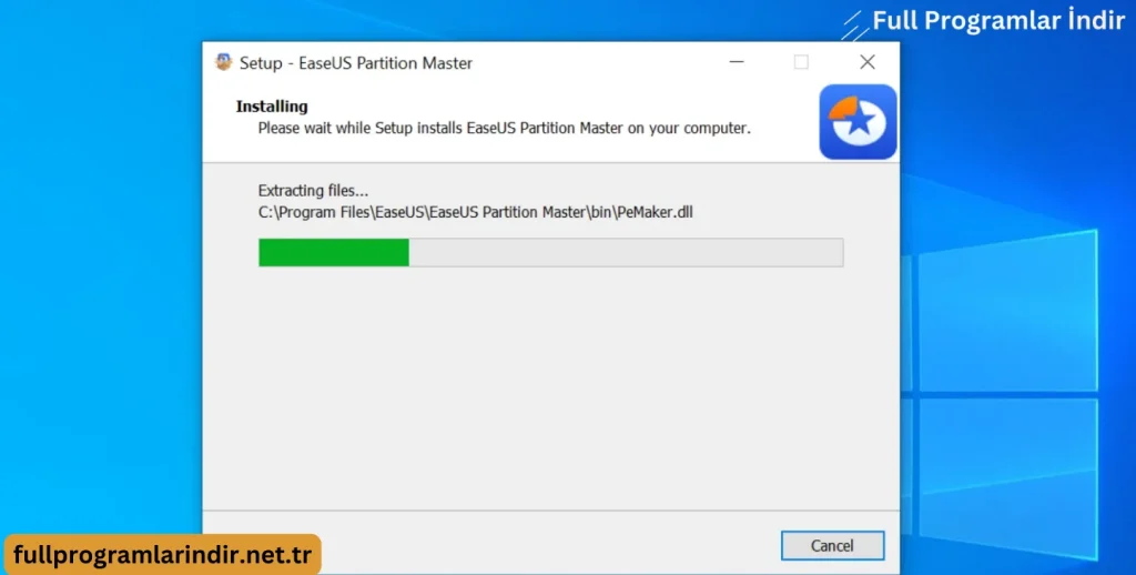 easeus partition master indir