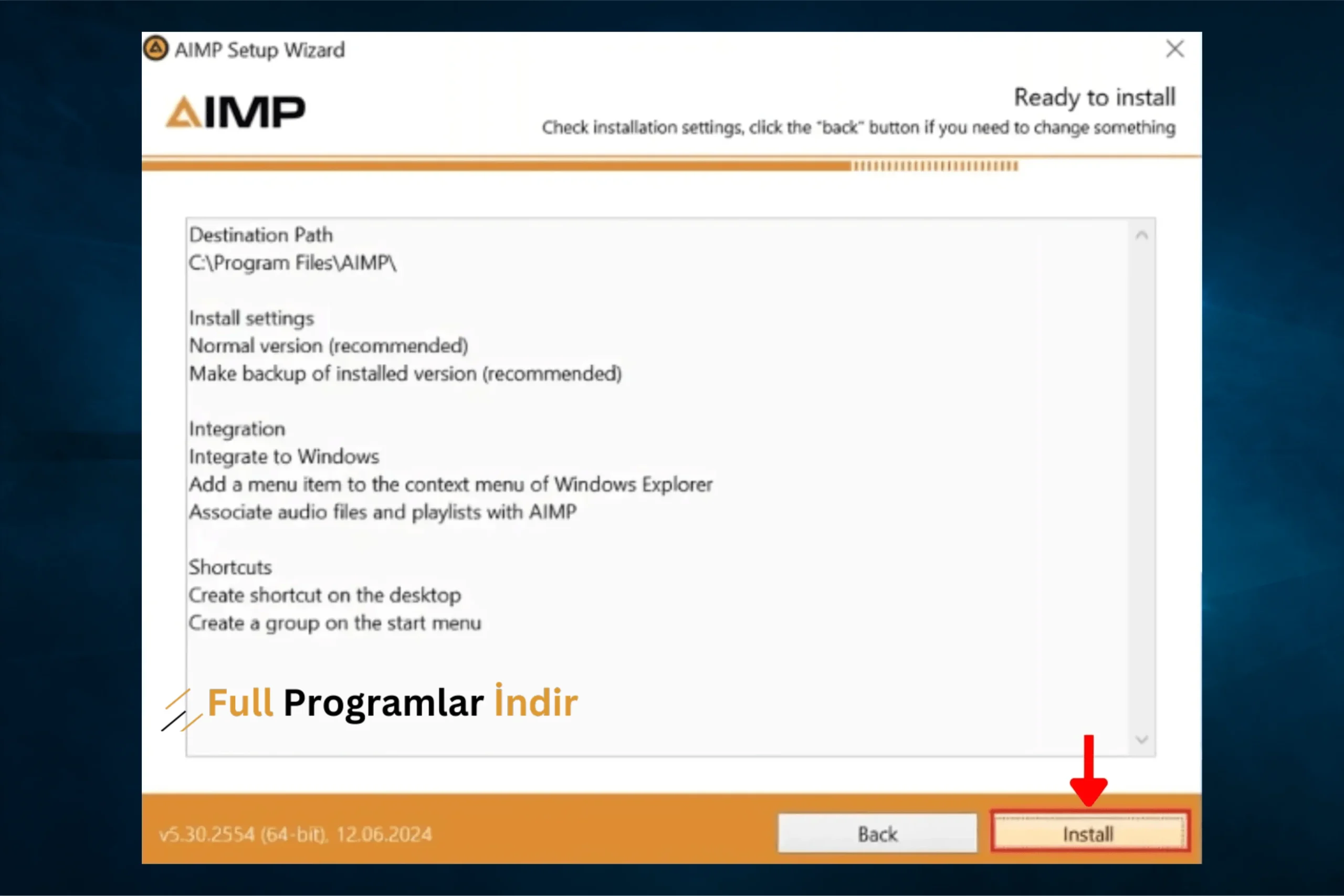 AIMP sistem gereksinimleri
