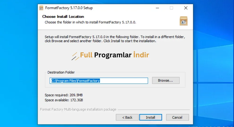 format factory türkçe indir