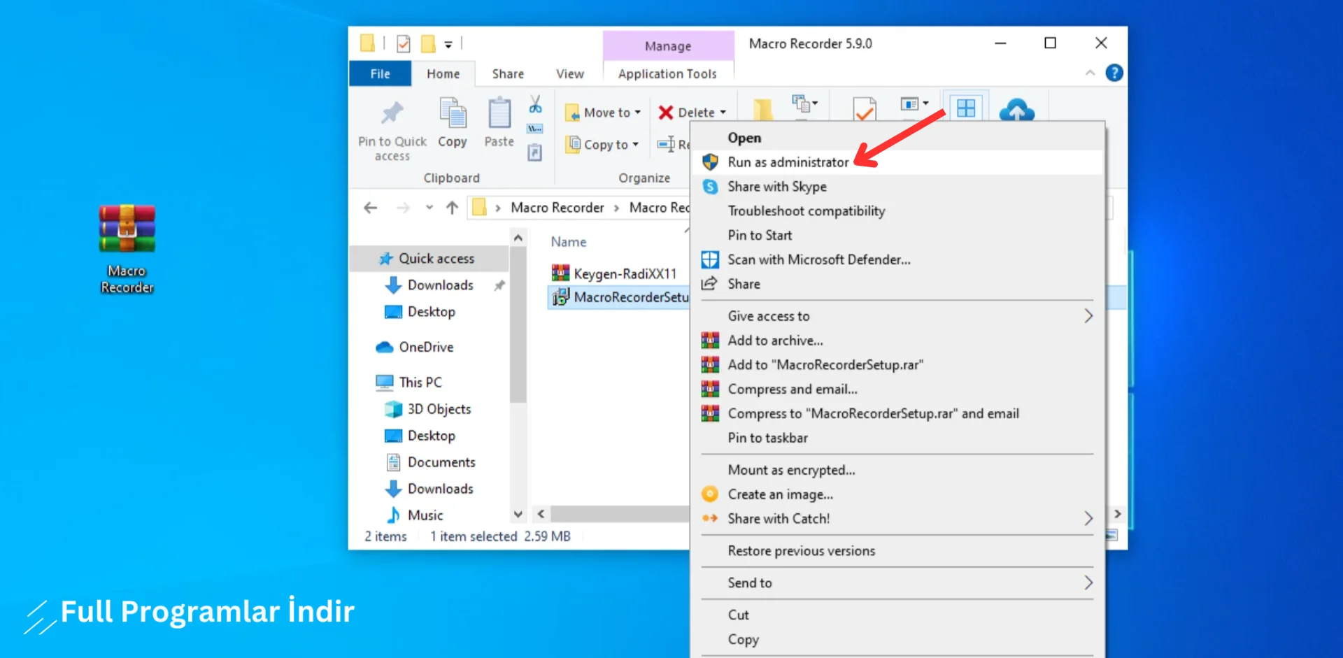 macro recorder full indir