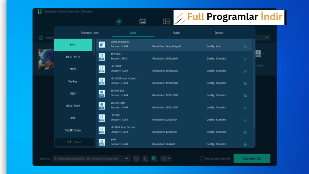 VideoSolo Video Converter Ultimate 