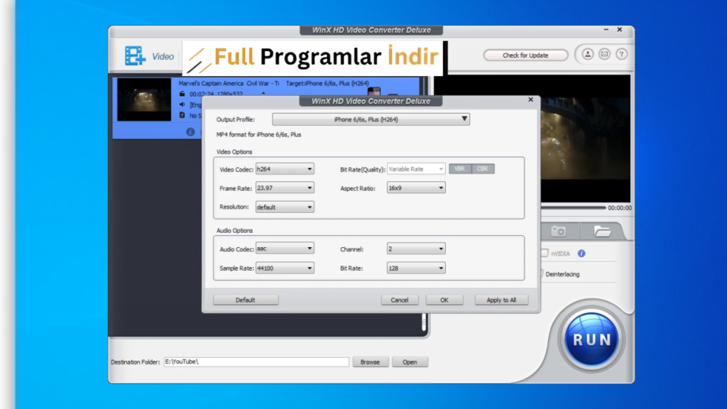 WinX HD Video Converter Deluxe