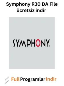 Symphony R30 DA File ücretsiz indir
